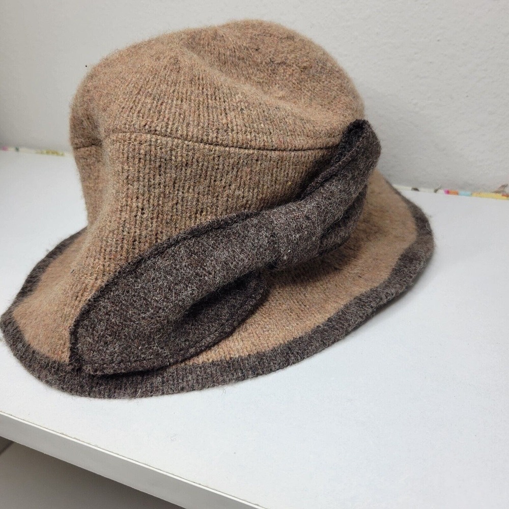 Indigo Soul Wool Bucket Hat Retro